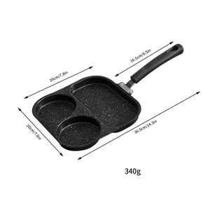 Poêle à frire antiadhésive en <span class=keywords><strong>vermiculite</strong></span>, double usage gaz et induction, idéale pour le petit-déjeuner et les steaks à la maison – Meilleure vente - Product Image 6