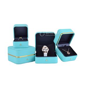 Luxury PU Leather Jewelry Boxes <b>Storage</b> Jewelry Package Elegant Jewelry Box Ring Bracelet Box - Product Image 1