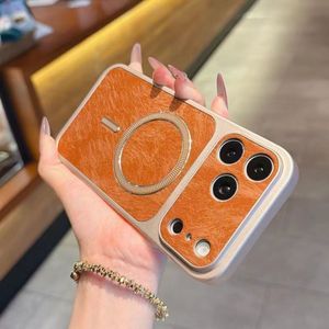 เคสโทรศัพท์มือถือลายขนนกหรูหรา พร้อมแม่เหล็ก สำหรับ iPhone 18 17 16 ระบายความร้อน กันกระแทก ฝาหลังแบบแปลงรูปได้ รุ่นใหม่ - Product Image 3
