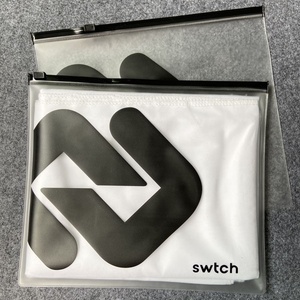 Bán buôn tùy chỉnh in đồ trang sức Frosted bao bì túi nhựa dây kéo Eva Túi PVC với logo Mini Bông tai Ziplock Zip Pouch - Product Image 2