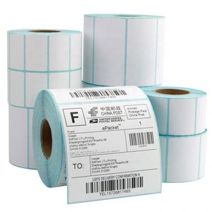 Direct Thermal <b>Label</b> Sticker 50x25mm Self Adhesive Sticker 2x1inch Thermal <b>Label</b> Roll Packaging <b>Labels</b> for Thermal <b>Printer</b> - Product Image 1