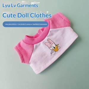 T-shirt sportiva raglan a maniche corte <span class=keywords><strong>per</strong></span> <span class=keywords><strong>vestiti</strong></span> da bambola, accessori carini, Cina 0-10 cm - Product Image 3