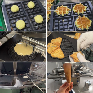 Máquina para Hacer Conos de Waffle Enrollados y Máquina Automática para Hacer Palitos de Waffle para la Producción de Conos Comestibles - Product Image 2
