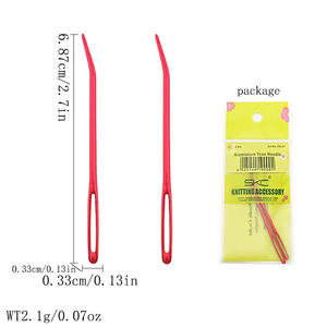 SKC bricolage <span class=keywords><strong>laine</strong></span> <span class=keywords><strong>aiguille</strong></span> grand oeil coude couture à la main <span class=keywords><strong>laine</strong></span> à tricoter <span class=keywords><strong>aiguille</strong></span> à coudre 3mm épaisseur plastique et métal matériel - Product Image 4