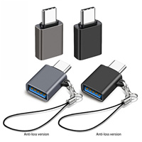 Adaptateur USB-C haute vitesse vers USB 3.0 OTG Type-C Convertisseur mâle vers USB femelle avec logo personnalisé pour les appareils