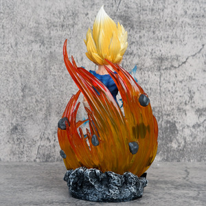 Chaud de haute qualité 22cm Dragons Balls Action Figure <span class=keywords><strong>DBZ</strong></span> <span class=keywords><strong>Manga</strong></span> <span class=keywords><strong>Vegeta</strong></span> Main Remplaçable Bataille Scène Anime Figure Personnage Ornement - Product Image 4