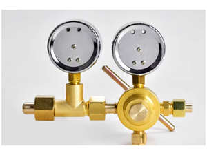 Regulador de gas oxígeno de material de latón Válvula reductora de presión de nitrógeno para empuñar y cortar - Product Image 3