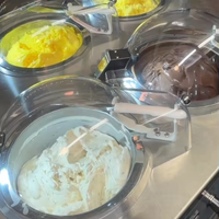 Mesin Es Krim Miles Ice Cream Machine Commerical 4 Silinder, Hemat Biaya, Membuat, Menyimpan, dan Menampilkan Gelato, Semua dalam Satu