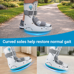Bota Neumática Ortopédica TJ-FM005 para Caminar, Soporte para <span class=keywords><strong>Tobillo</strong></span>, Pie y Pierna Inferior con Amortiguación y Fijación Ajustable para <span class=keywords><strong>Tobillo</strong></span> <span class=keywords><strong>Roto</strong></span> - Product Image 6