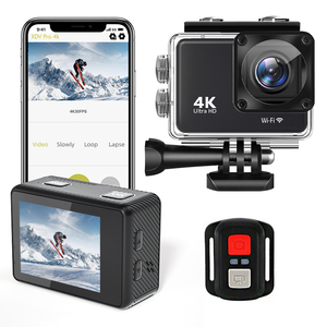Cámara de Acción para Vlogger, Sumergible hasta 30 Metros, Cámara de Acción <span class=keywords><strong>4K</strong></span> con Ángulo de Visión de 170° °   Cámara Deportiva WiFi de Gran Angular 24G con Control Remoto para Time Lapse, Buceo y Esquí - Product Image 2