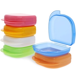 Colorful Eco-friendly Orthodontic Dental Denture <b>Bath</b> Box Mirror Home Use Multi-purpose Teeth Whitening Accessories Denture Bur - Product Image 6