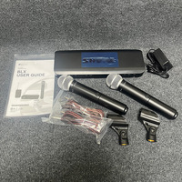 Microphone sans fil professionnel BLX288/PG58 pour performances vocales, ensemble double canal portable, 20Hz-20KHz, pour l'approvisionnement transfrontalier