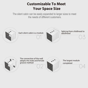 <span class=keywords><strong>Cabine</strong></span> insonorisée pour réunions, bureau, travail, <span class=keywords><strong>cabine</strong></span> acoustique pour réunions - Product Image 6