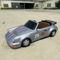 Kart Eléctrico con Velocidad Ajustable, Go Kart para Entretenimiento en Interiores y Exteriores