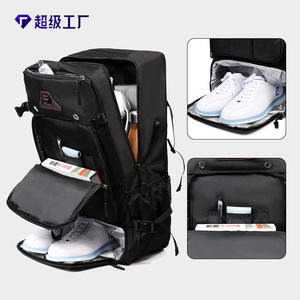 Mochila Impermeable para Portátil Super Factory para Hombre, Negra, para Viajes de Negocios, con Correas de Hombro y Compartimento para Ordenador, Primavera 2025 - Product Image 3