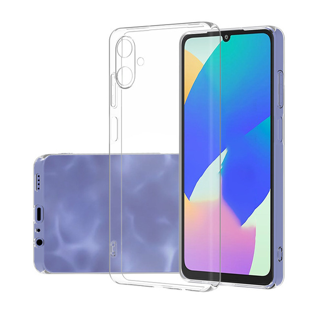 Ultra Thin Clear Silicone TPU Sports Phone Case Transparent Cover for Samsung Galaxy M16 F06 M06 A25 5G Matte Black Cases