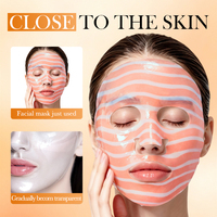 Masque facial en gel hydratant éclaircissant anti-taches au collagène de saumon et à la vitamine C, marque privée OEM ODM SADOER