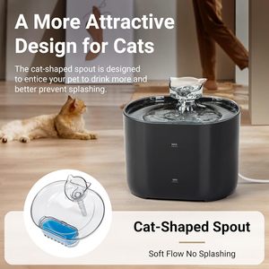 Dispensador de Agua Automático para Mascotas, Gran Capacidad, Fuente de Agua para Gatos, Sin BPA, 4 Niveles de Filtración, Bebedero para Perros, Suministros para Mascotas - Product Image 2