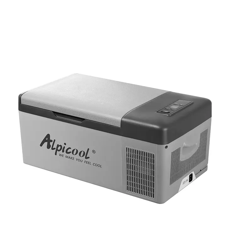 C15 alpicool 12 вольт автомобильный холодильник Портативный морозильник автомобильный холодильник портативный RV Электрический компрессор кулер с управлением приложением 15,3 л