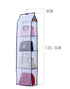 Moderno Sistema de Armario Cuatro Dimensional Montado en la Pared, Almacenamiento Colgante de Malla Plegable Multicapa para Ropa y Sala de Estar - Product Image 4