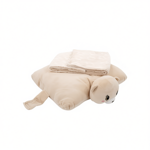 Almohada de peluche Sweet Nanna con manta de 90x75 cm para bebés y niños - Product Image 1