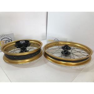 Ruota Posteriore Africa Twin 2016-2019, Ruota a Raggi in Lega Dorata, Ricambio per Moto - Product Image 3
