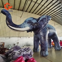 Nouveau design, ballon gonflable géant en forme d'éléphant, résistant à l'eau et au soleil, durable, pour la publicité extérieure et les événements