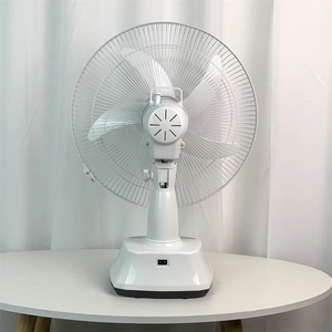 Southeast Asia Special Price 12 14 Inch With Light <b>Bulb</b> Solar Fan <b>Rechargeable</b> Desk Fan Emergency Fan GF21W Solar Fan - Product Image 3