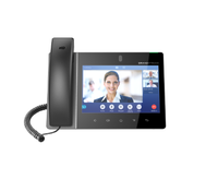 Grandstream GXV3380 Telepon Video IP Layar Sentuh 8 Inci 16 SIP Kamera 2MP 2GE PoE+ WiFi Perangkat Panggilan Video Kantor