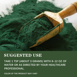 Poudre de spiruline biologique - Supplément de spiruline haute pureté, riche en protéines et en phycocyanine, soutien immunitaire et énergétique, non-OGM - Product Image 6