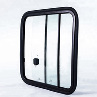 Fenêtre coulissante de voiture Bus pour passager léger 630x640mm prix d'usine
