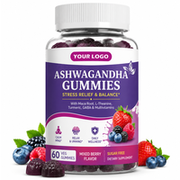 Gummies Premium à l'Ashwagandha : Soulagement Naturel du Stress, Soutien Immunitaire & Énergie Accrue, Complément pour l'Équilibre de l'Humeur
