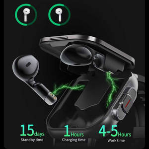 2 in 1 Modische Fitness Tracker Wasserdichte Sport Reloj Intelligente Smart Watch mit Ohrhörern - Product Image 3