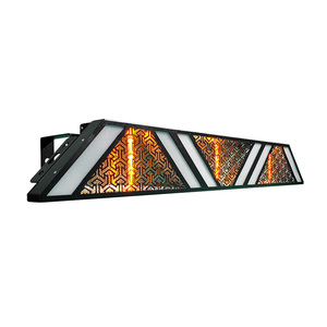 Luce Matrice LED RGB IP40 Colorata Retrò P3 per Palcoscenico DMX512 3x50W e 6x5W con Corpo in Alluminio per Parchi a Tema - Product Image 2