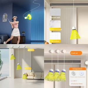 SunTup WT LED Glow <span class=keywords><strong>Badminton</strong></span> |   Nylon coupe-vent |   Volant lumineux haute élasticité et durable pour l'entraînement et les jeux nocturnes en extérieur - Product Image 6