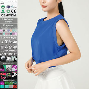 Camisole tissée à col en V pour femme, logo personnalisé de haute qualité, sublimation, séchage rapide, maille - Product Image 1