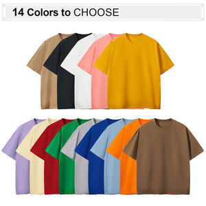 Sérigraphie personnalisée de haute qualité 230 Gsm coton t-shirt poids lourd t-shirt en gros hommes T-shirts - Product Image 2