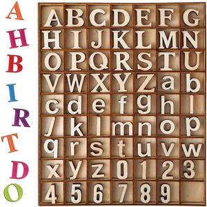 Bảng Chữ Cái Bằng Gỗ <span class=keywords><strong>Mini</strong></span> Và Số Gỗ Chưa Hoàn Thành - Product Image 6