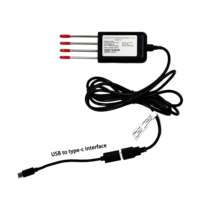 Équipement de surveillance agricole HONDE : Analyseur de nutriments du sol, capteur de test d'humidité, de température, de conductivité électrique (EC) et de NPK, sortie RS485 USB Type-C