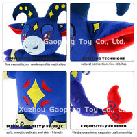 Peluche personnalisée des 12 constellations, Taureau, poupée en peluche, taureau bleu de dessin animé, jouet en peluche, mascotte astrologique, peluches pour souvenir, décoration de la maison