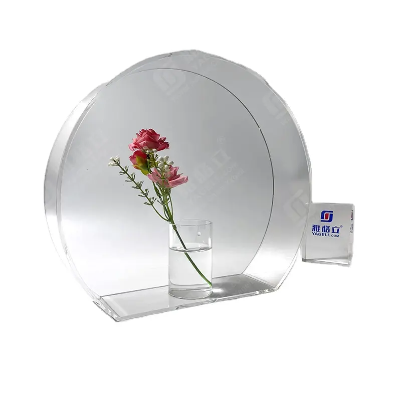 Custom Clear Acrylic Vase For Home Decoration Round Acrylic Flower Vase Acrylic Vase Wedding