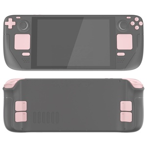 EXtremeRate ปุ่มเปลี่ยนสำหรับ Steam Deck แบบกำหนดเองสีชมพูครบชุดสำหรับคอนโซลพกพาจอ LCD - Product Image 1