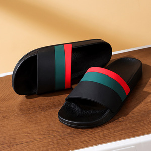 <span class=keywords><strong>Ciabatte</strong></span> da <span class=keywords><strong>uomo</strong></span> a righe rosse, bianche e <span class=keywords><strong>blu</strong></span>, antiscivolo, con suola spessa, casual, all'ingrosso, OEM - Product Image 2