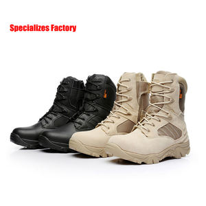 Seguridad Negro Cuero Genuino <span class=keywords><strong>Altama</strong></span> Jungle Combat Botas Tácticas Zapatos - Product Image 1