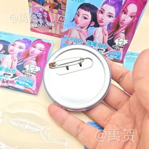 K-POP <span class=keywords><strong>Witch</strong></span> Hunting Group Demon Hunters Blind Yum Badge Broche de moda, nuevo, popular en redes, hecho en China - Product Image 4