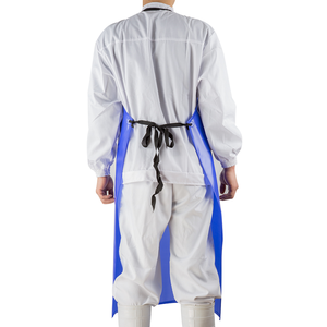 Tablier en PVC bleu imperméable réutilisable HC, très vendu, pour supermarchés, épiceries et promotions, avec protection - Product Image 2