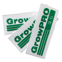 Écussons en silicone PVC, étiquettes en caoutchouc, badges 3D en PVC souple pour vêtements de créateur