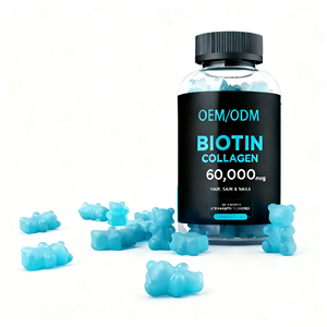 Compléments alimentaires en gommes à la biotine et au collagène de qualité supérieure OEM/ODM, <span class=keywords><strong>cheveux</strong></span> forts et peau éclatante pour femmes et hommes - Product Image 2