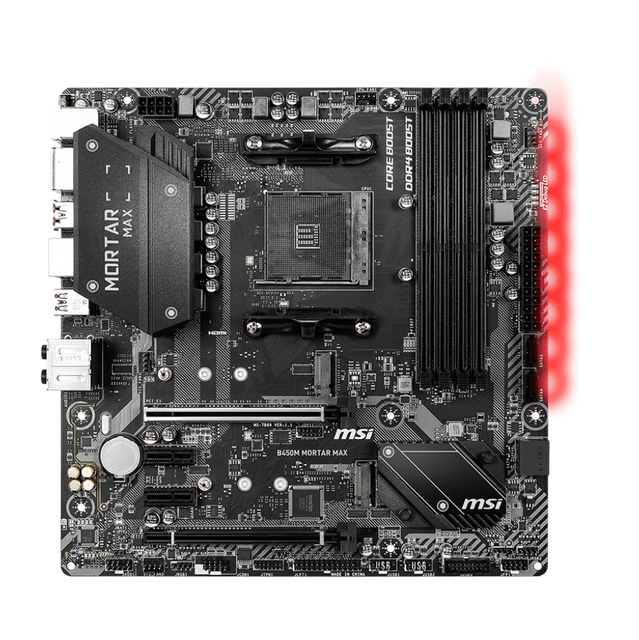 MSI Computer Motherboard B450M MORTAR MAX DDR4 128GB