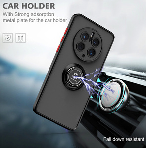 Per Realme 12 11 10 Pro + 9 Pro plus 9i C53 N53/per Oppo A36 A76 Cover opaca antiurto custodia posteriore ibrida con anello - Product Image 2